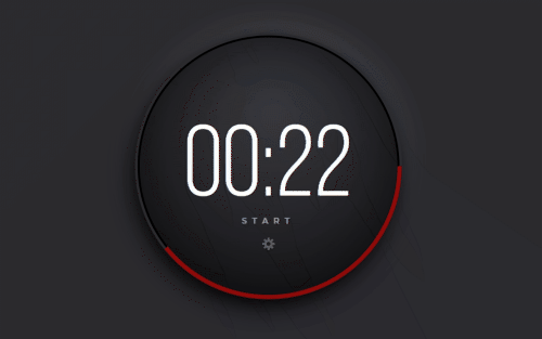 with the progress bar, stop and restart